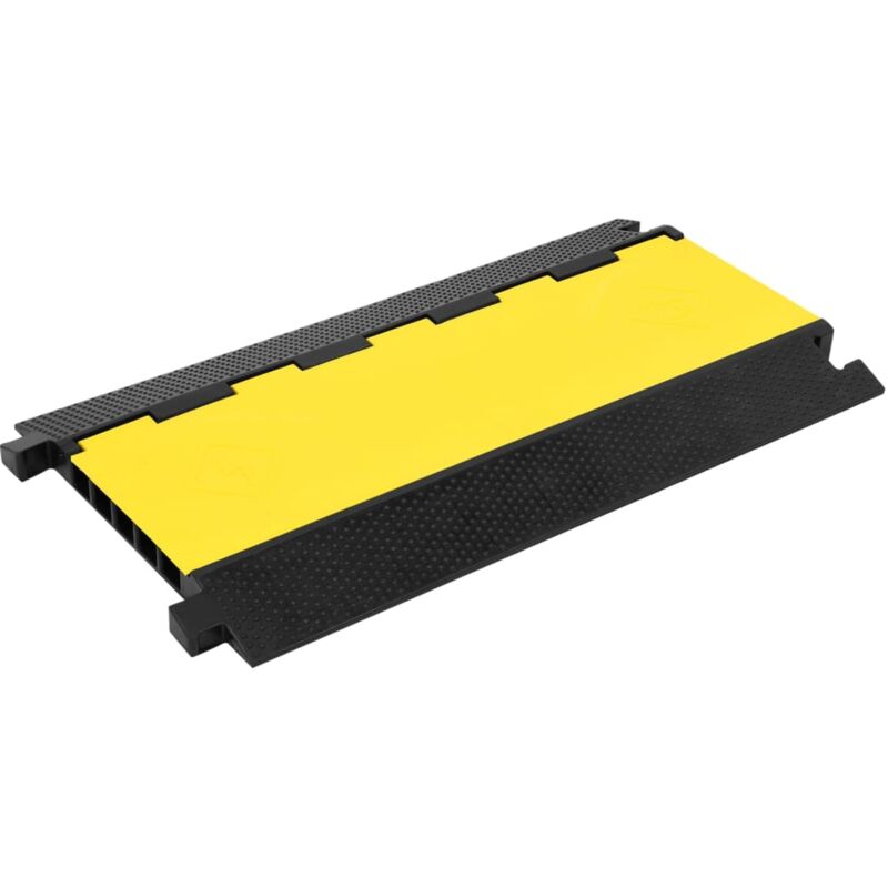 foto del prodotto vidaxl dosso passacavi con 5 canali 90 cm in gomma