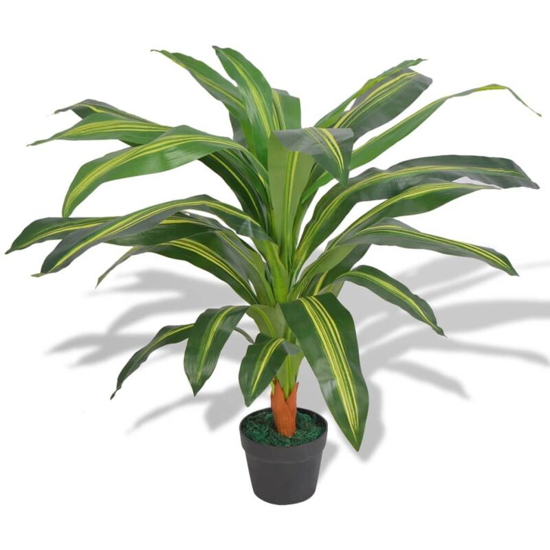 foto del prodotto vidaxl dracena pianta artificiale con vaso 90 cm verde