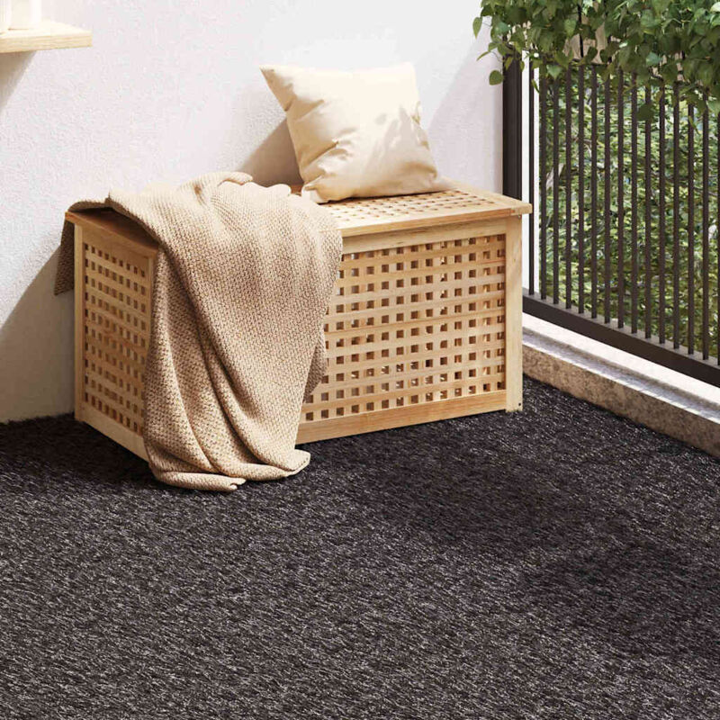 foto del prodotto vidaxl erba artificiale nera 1x10 m 40 mm