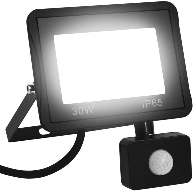 foto del prodotto vidaxl faretto a led con sensore 30 w bianco caldo