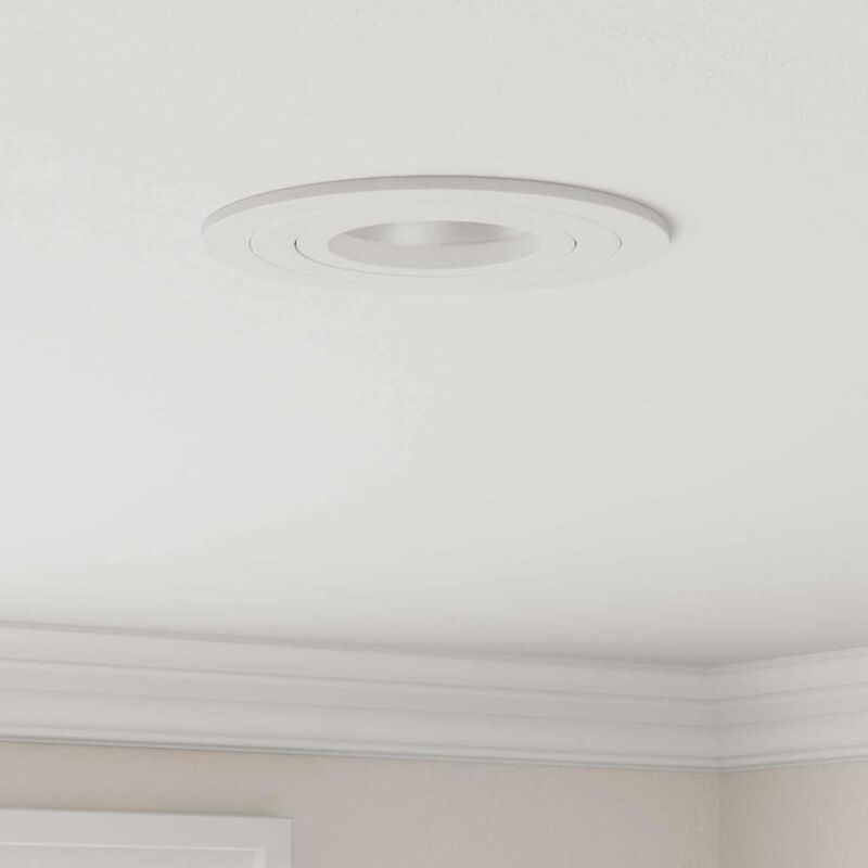 foto del prodotto vidaxl fari incassati 12 pz rotondo gu10 bianco 91 mm