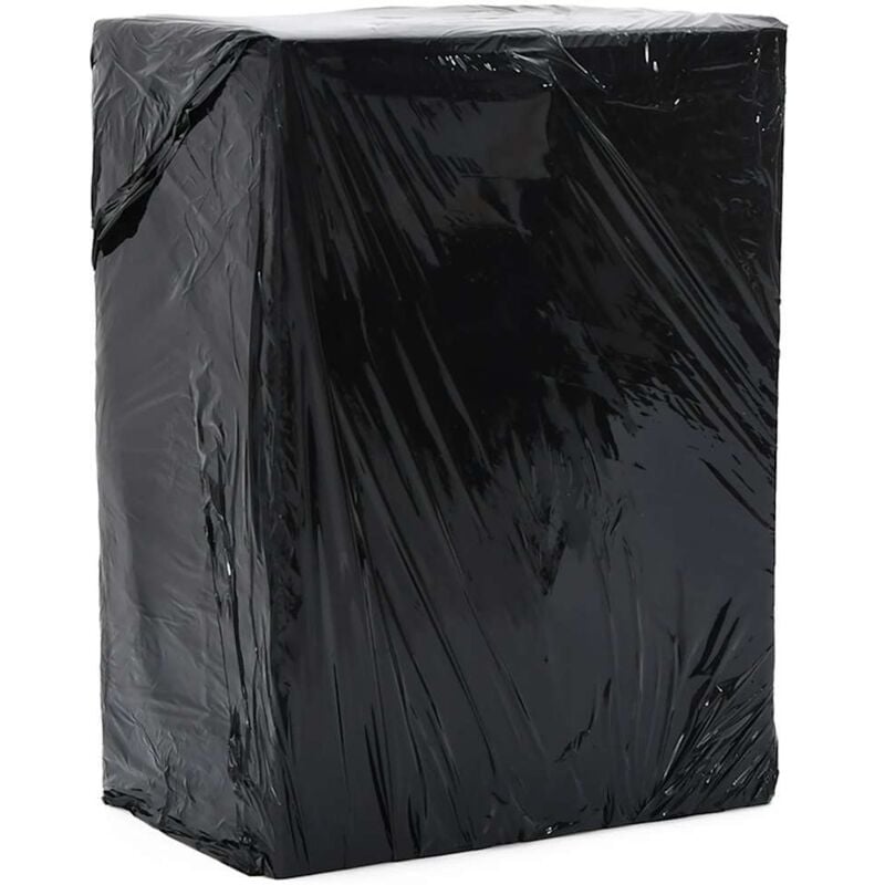 foto del prodotto vidaxl film estensibile 6 pz nero 30 m 50 cm x 300 m