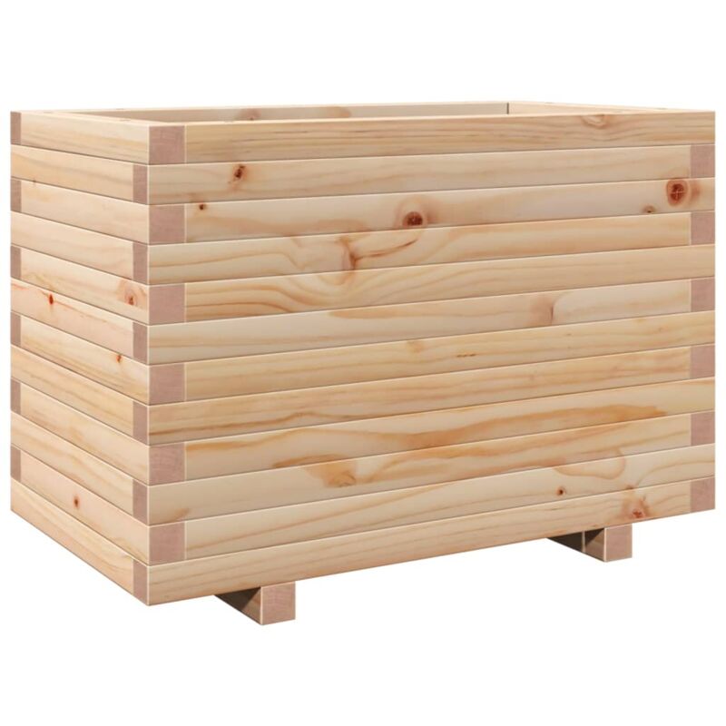 foto del prodotto vidaxl fioriera da giardino 70x40x49,5 cm in legno massello di pino