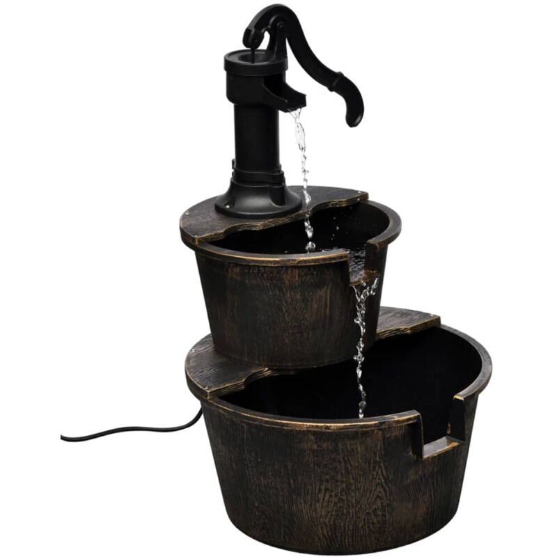 foto del prodotto vidaxl fontana con design a pompa per pozzi