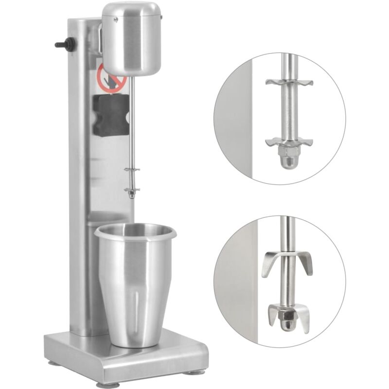 foto del prodotto vidaxl frullatore per frapp in acciaio inossidabile 1 l