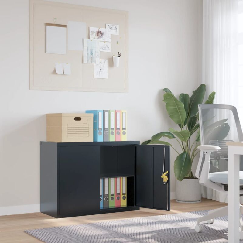 foto del prodotto vidaxl furniture limited armadio classificatore antracite 90x40x70 cm
