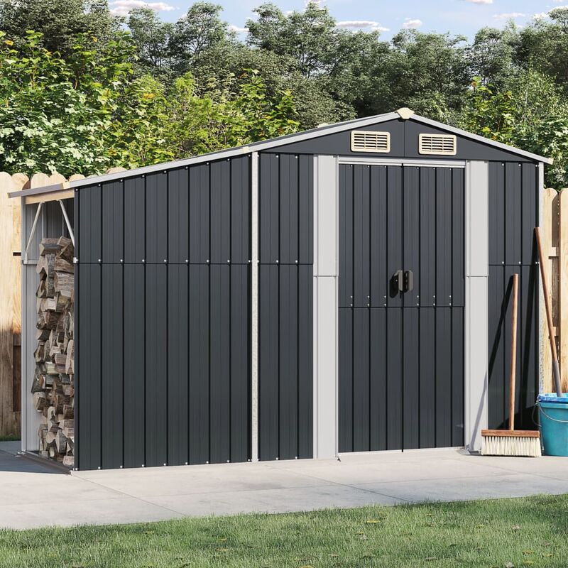 foto del prodotto vidaxl furniture limited capanno da giardino antracite 277x93x179cm in