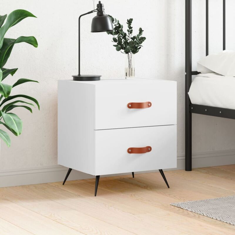 foto del prodotto vidaxl furniture limited comodino bianco 40x35x47,5 cm in legno