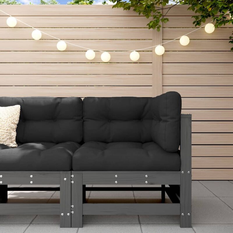 foto del prodotto vidaxl furniture limited divano angolare con cuscini in legno massello