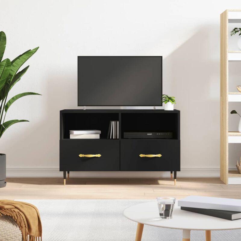 foto del prodotto vidaxl furniture limited mobile porta tv nero 80x36x50 cm in legno