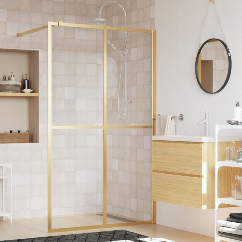 foto del prodotto vidaxl furniture limited parete per doccia walk in vetro trasparente