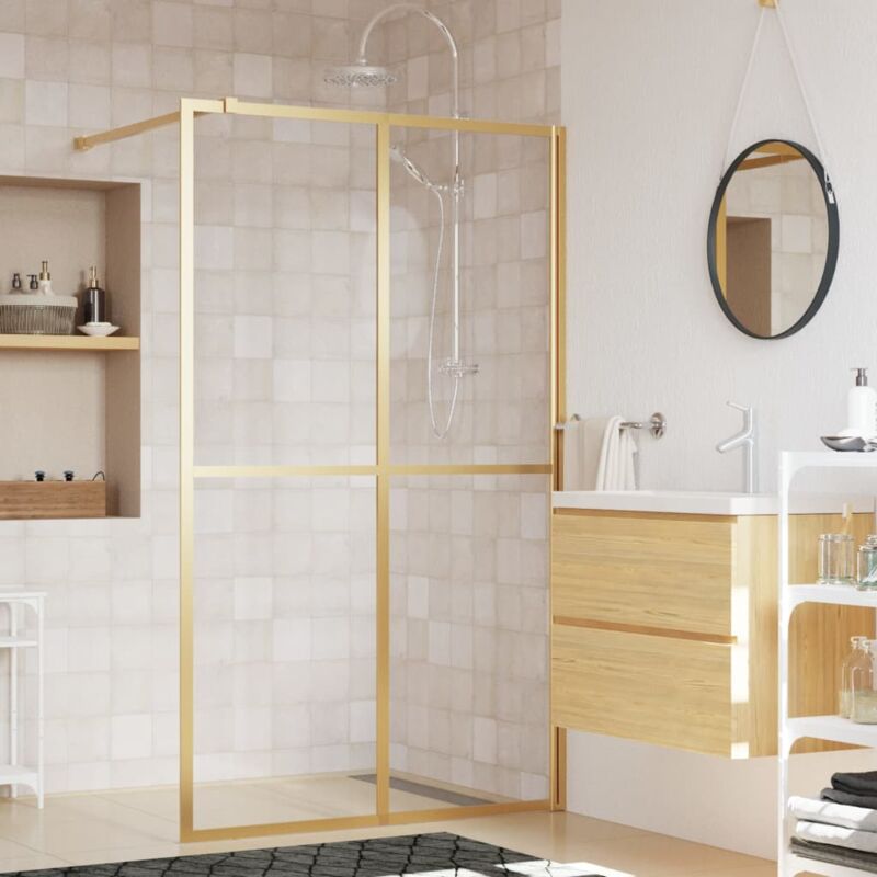 foto del prodotto vidaxl furniture limited parete per doccia walk in vetro trasparente