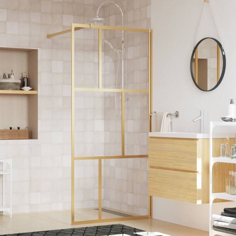 foto del prodotto vidaxl furniture limited parete per doccia walk in vetro trasparente