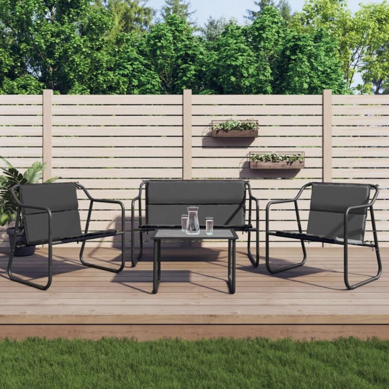 foto del prodotto vidaxl furniture limited set salotto da giardino 4 pz con cuscini in