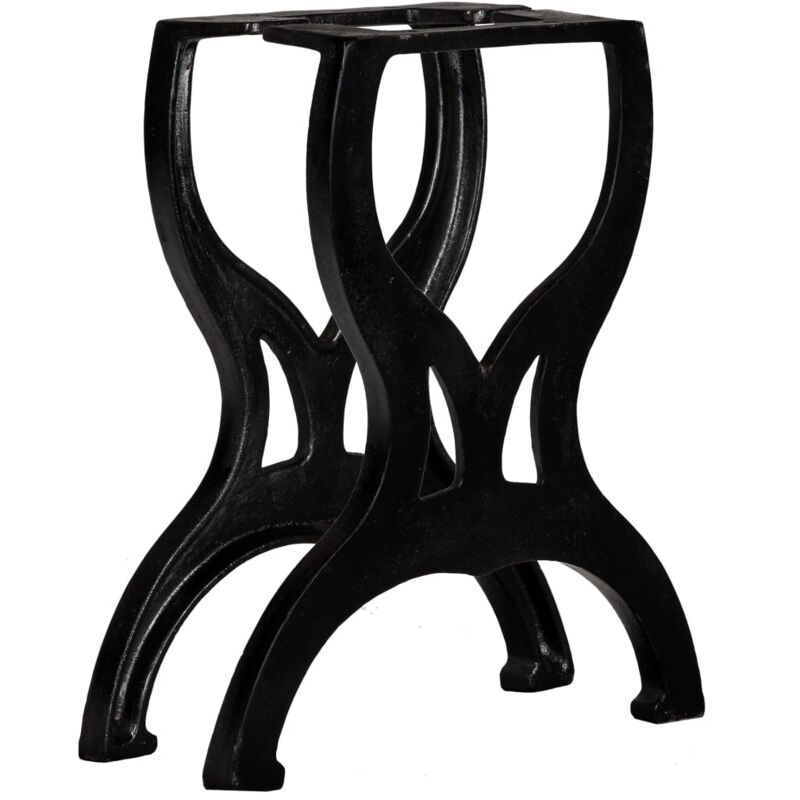 foto del prodotto vidaxl gambe per panca 2 pz a forma di x in ghisa 856416