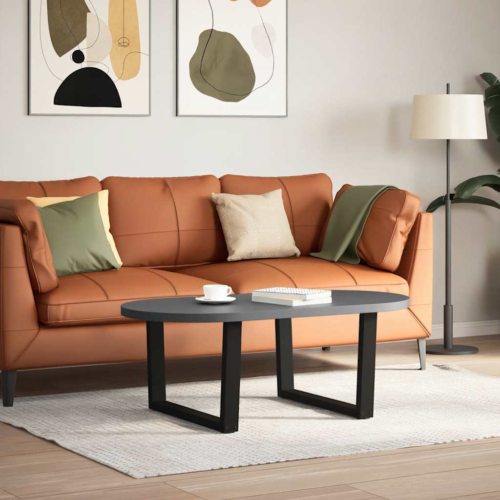 foto del prodotto vidaxl gambe per tavolino da caffè a forma di v 2 pz nere 70x(42-43,3) cm acciaio