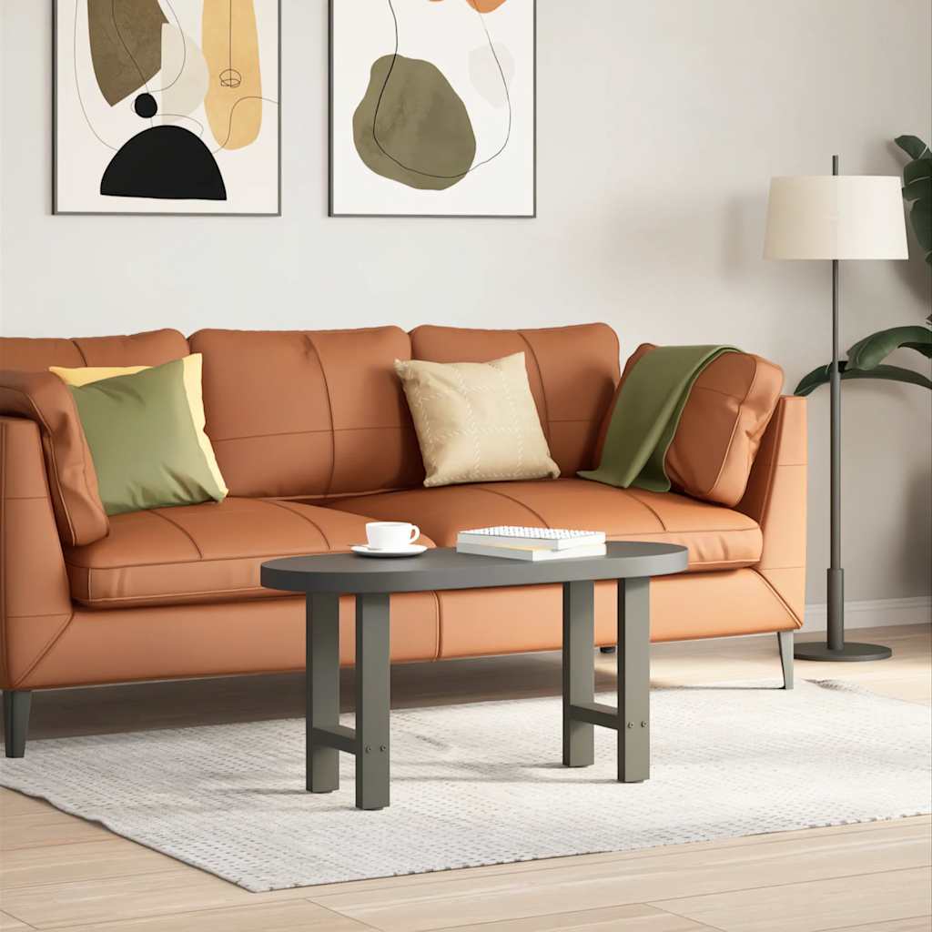 foto del prodotto vidaxl gambe per tavolino da caff antracite 2 pz 38x 42 43 cm acciaio