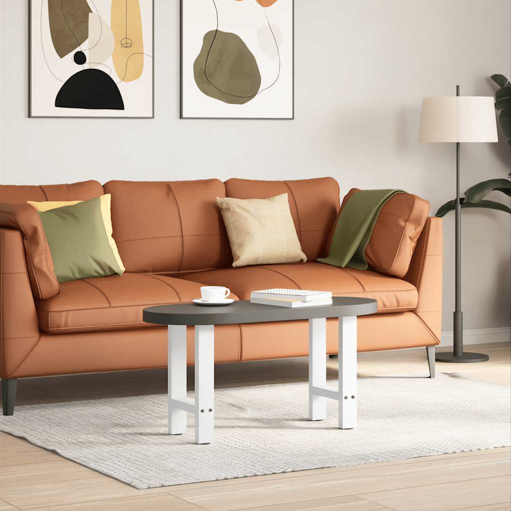 foto del prodotto vidaxl gambe per tavolino da caff bianche 2 pz 28x 42 43 cm acciaio