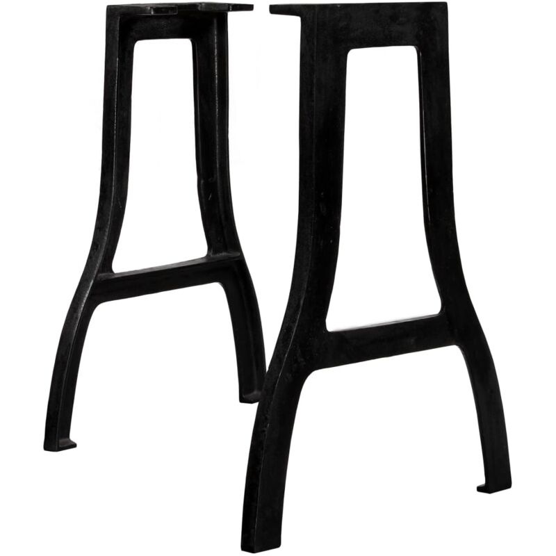 foto del prodotto vidaxl gambe per tavolo da pranzo 2 pz a forma di a in ghisa 419073