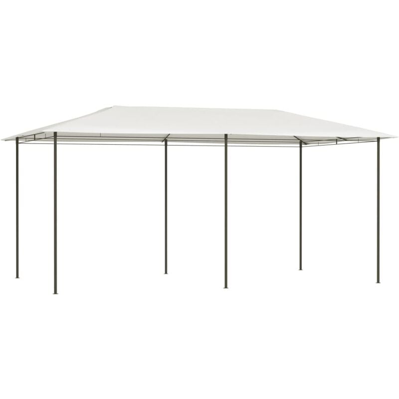 foto del prodotto vidaxl gazebo 2,98x5,3x2,59 m crema 160 g m 332003