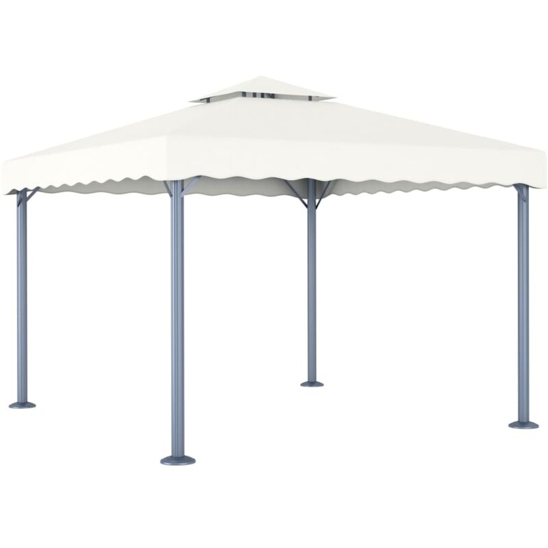 foto del prodotto vidaxl gazebo 300x300 cm crema alluminio