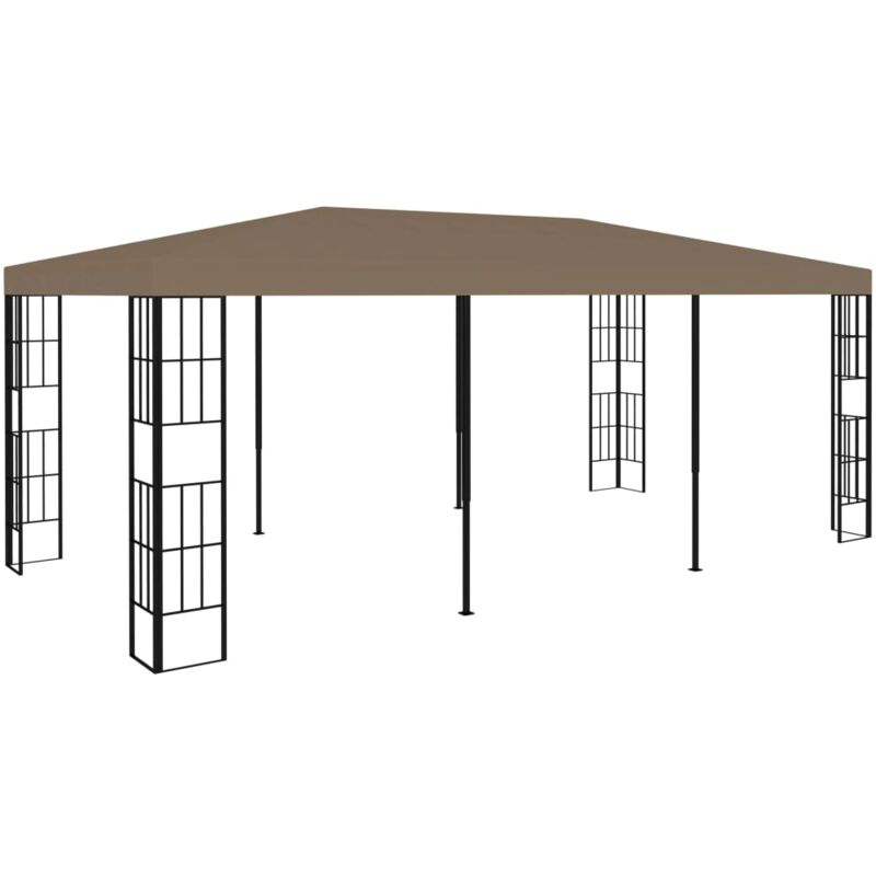 foto del prodotto vidaxl gazebo 6x3 m grigio talpa