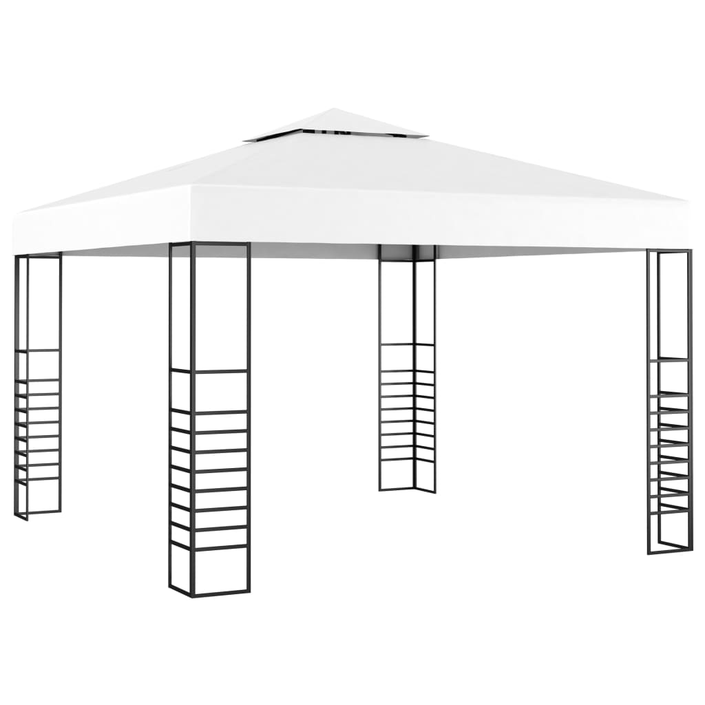 foto del prodotto vidaxl gazebo da giardino 3x3 m bianco