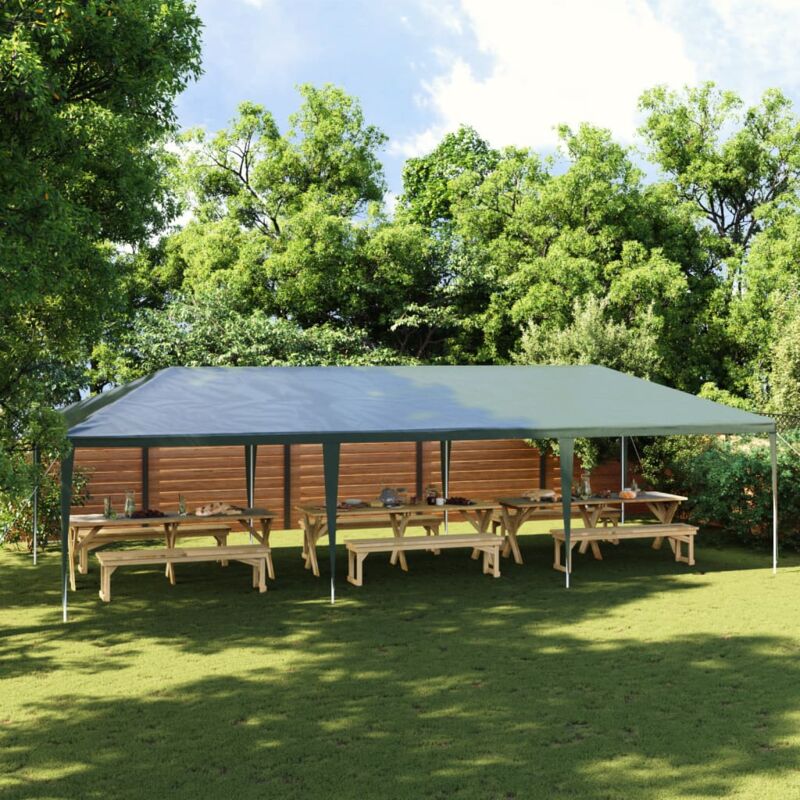 foto del prodotto vidaxl gazebo professionale 4x9 m verde 90 g m 780662