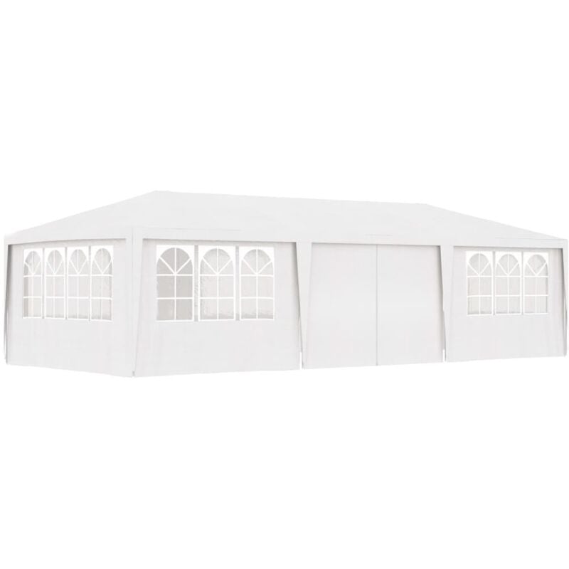 foto del prodotto vidaxl gazebo professionale con pareti 4x9 m bianco 90 g m 