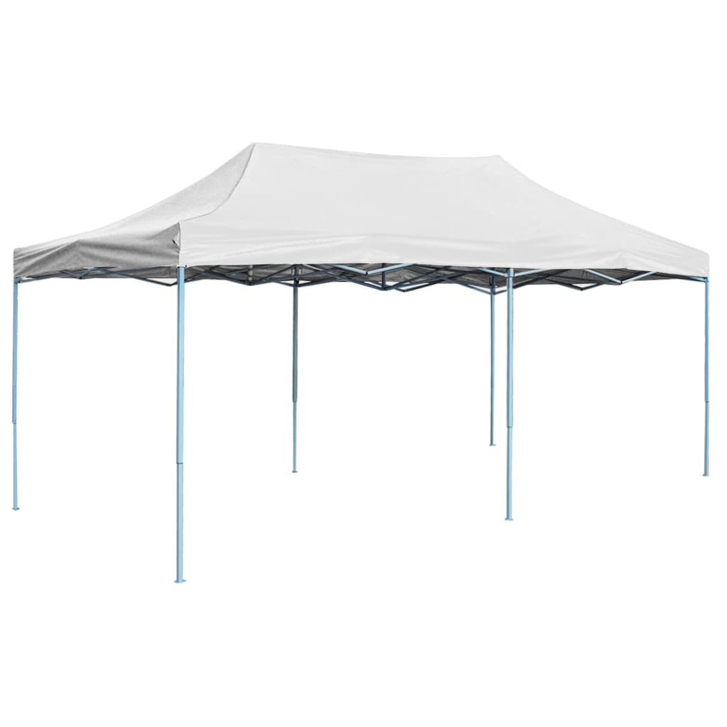 foto del prodotto vidaxl gazebo professionale pieghevole 3x6 m acciaio bianco