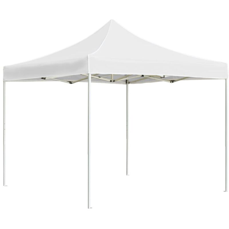 foto del prodotto vidaxl gazebo professionale pieghevole alluminio 2x2 m bianco