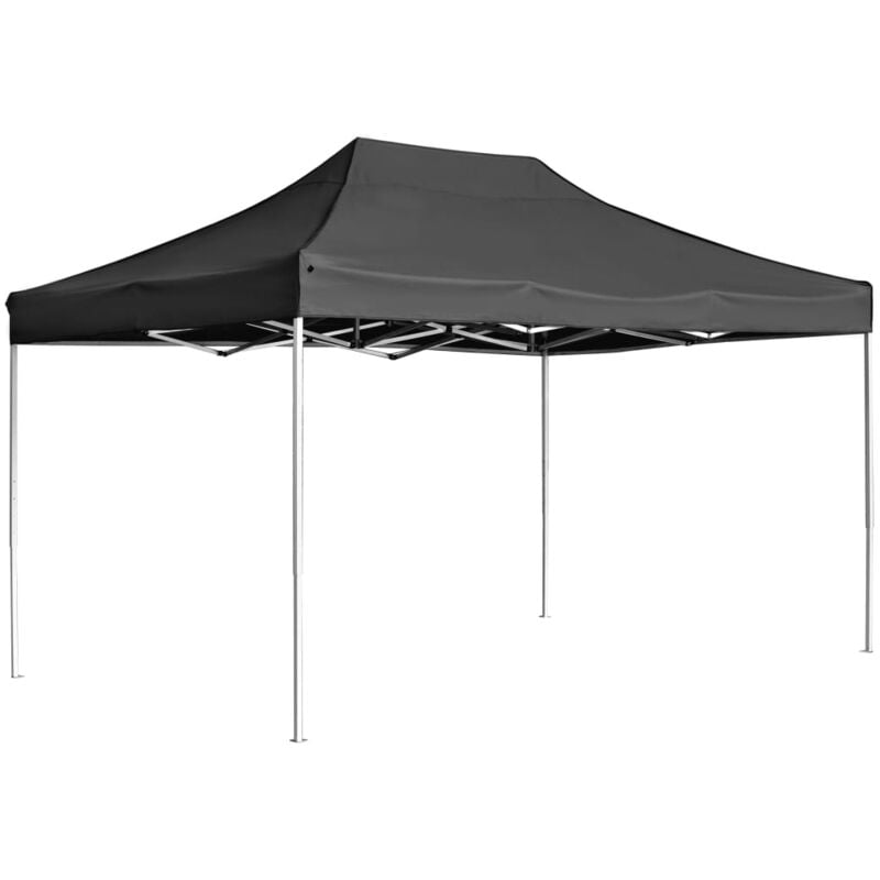 foto del prodotto vidaxl gazebo professionale pieghevole alluminio 4,5x3 m antracite