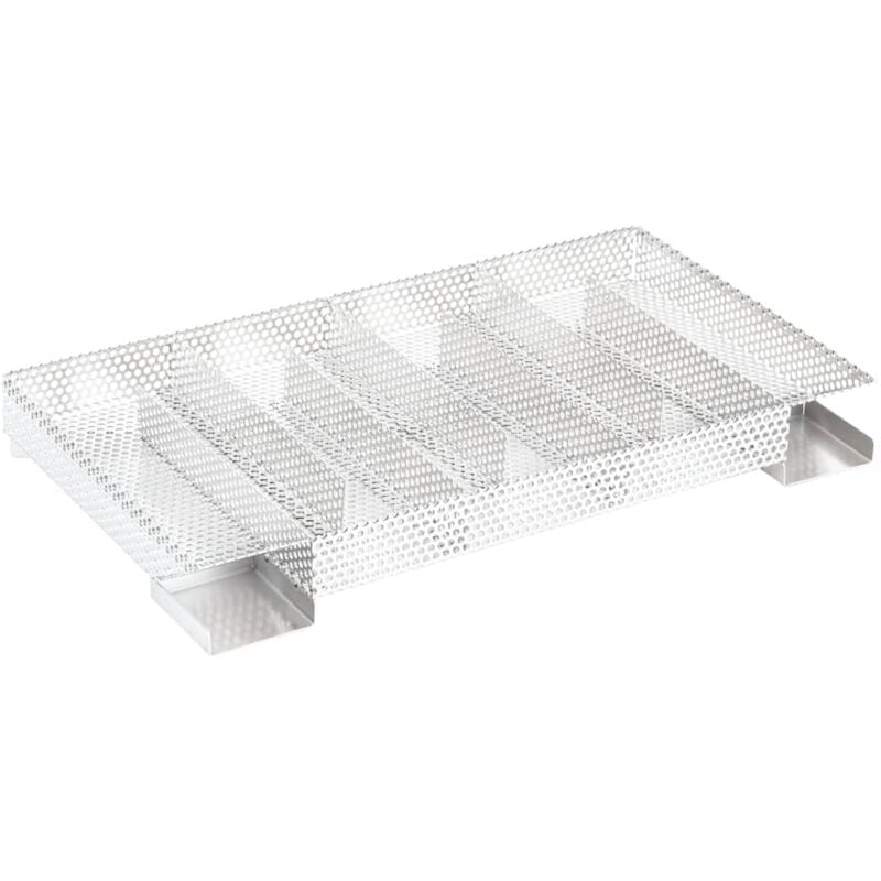 foto del prodotto vidaxl generatore di fumo freddo 8 camere 35 cm in acciaio inox
