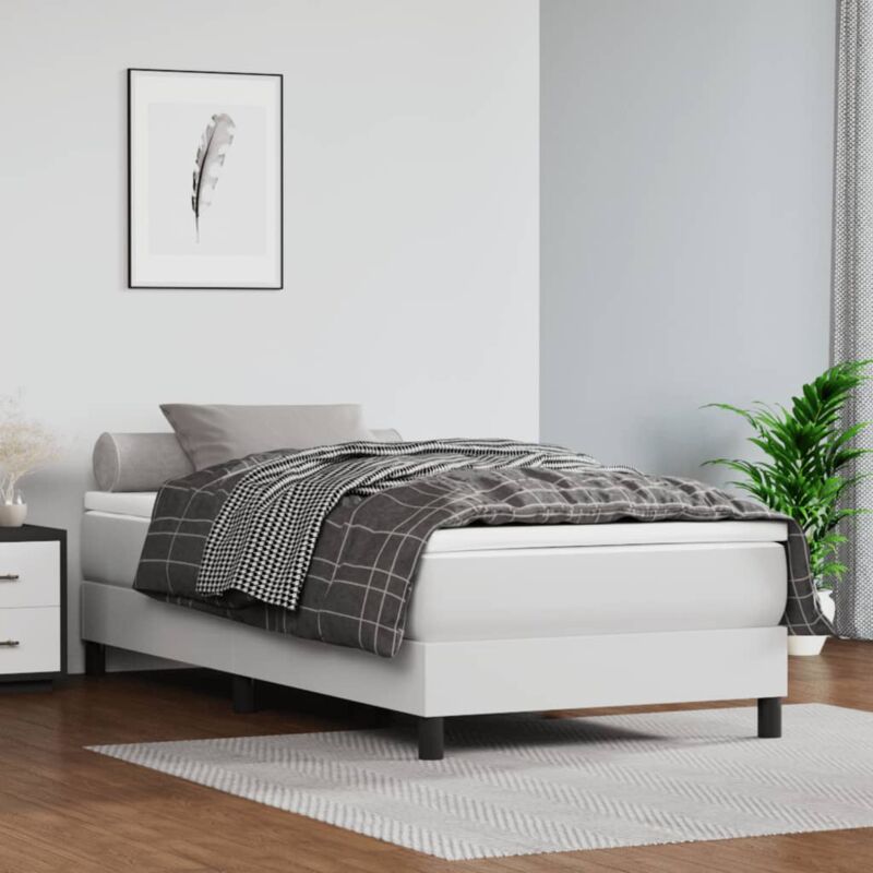 foto del prodotto vidaxl giroletto bianco 100x200 cm in similpelle