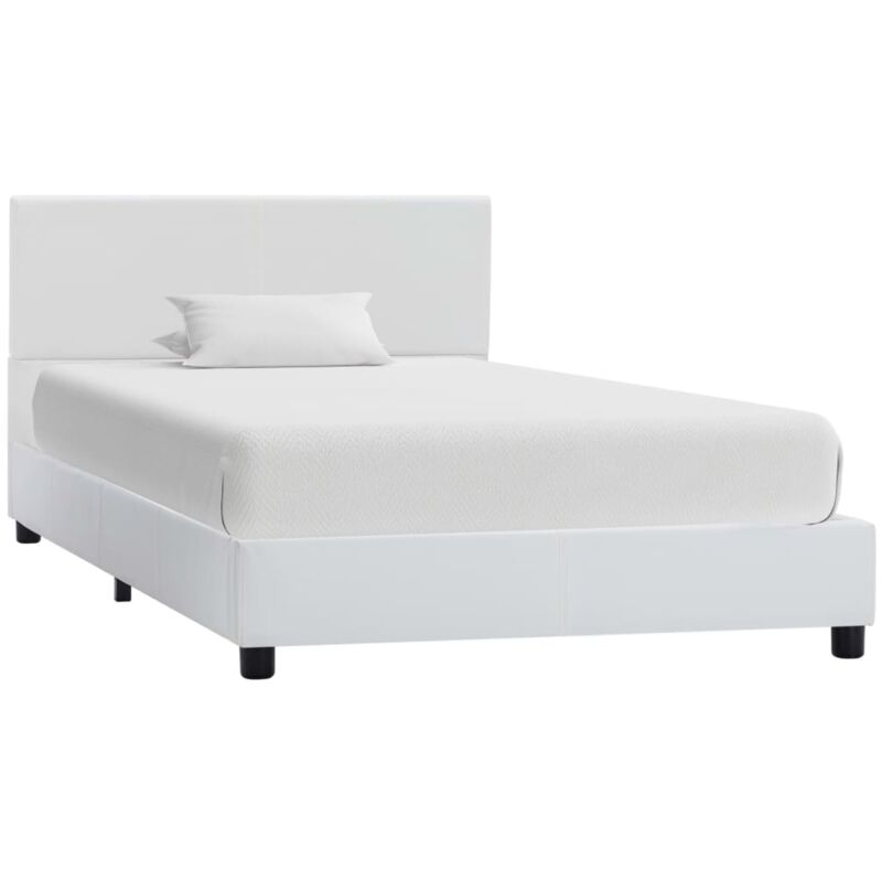 foto del prodotto vidaxl giroletto bianco in similpelle 90x200 cm