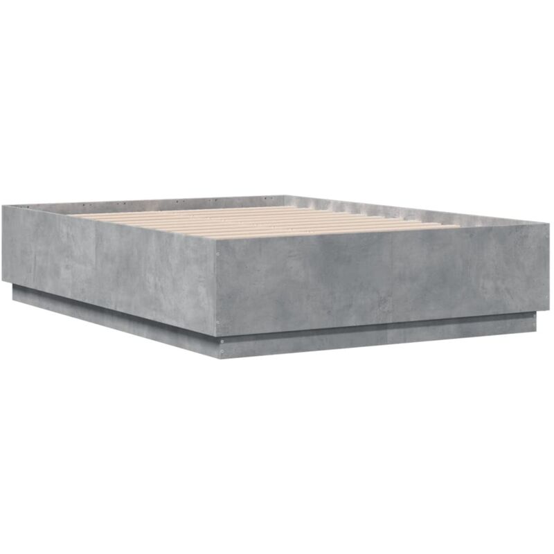 foto del prodotto vidaxl giroletto luci led grigio cemento 120x190 cm legno multistrato