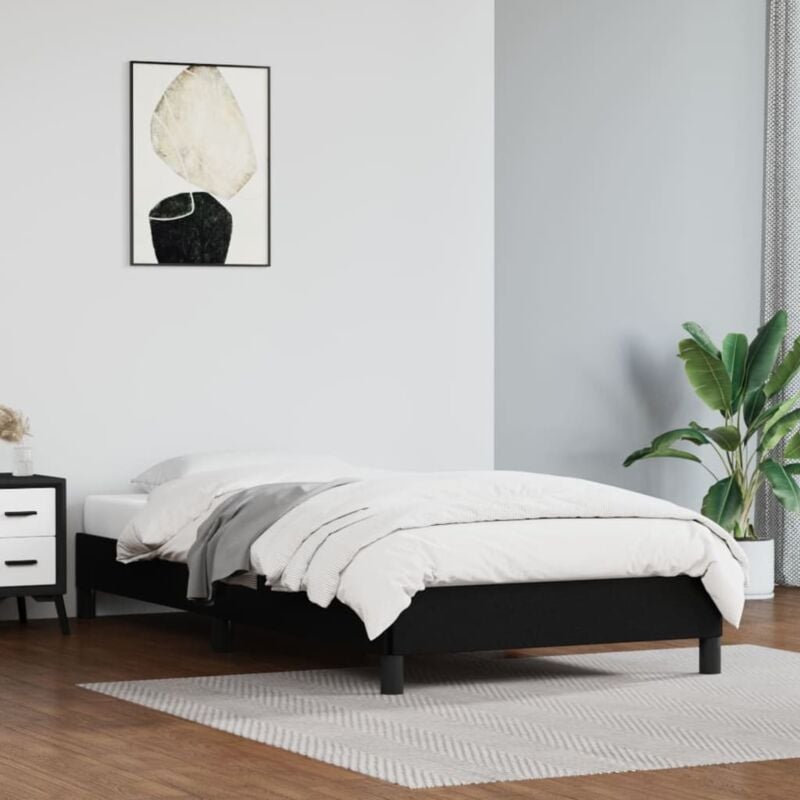 foto del prodotto vidaxl giroletto nero 80x200 cm in similpelle