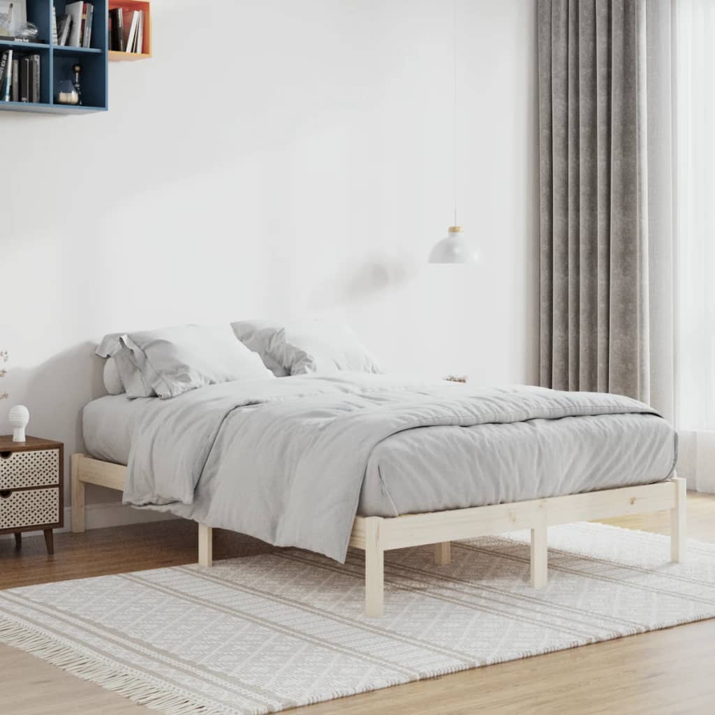 foto del prodotto vidaxl giroletto senza materasso 135x190 cm in legno di pino full