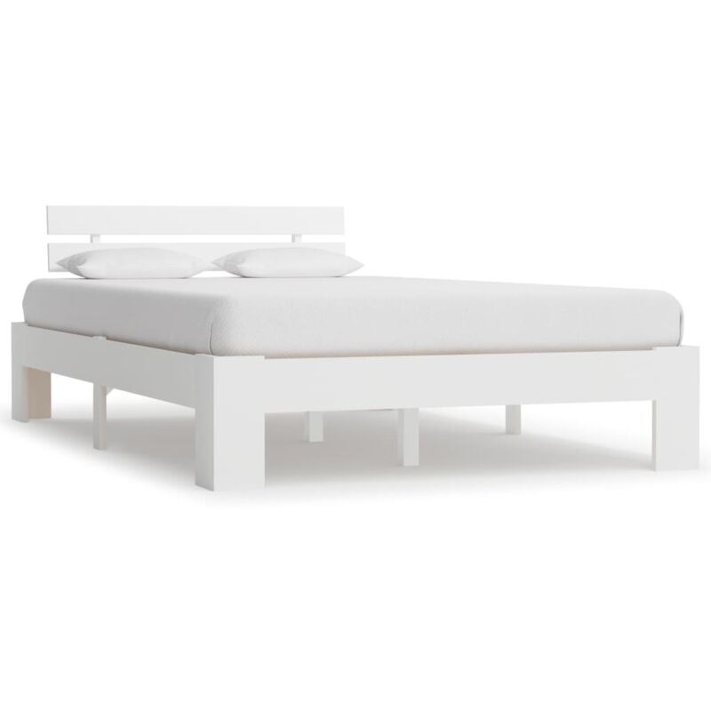 foto del prodotto vidaxl giroletto senza materasso bianco 140x200 cm legno massello pino