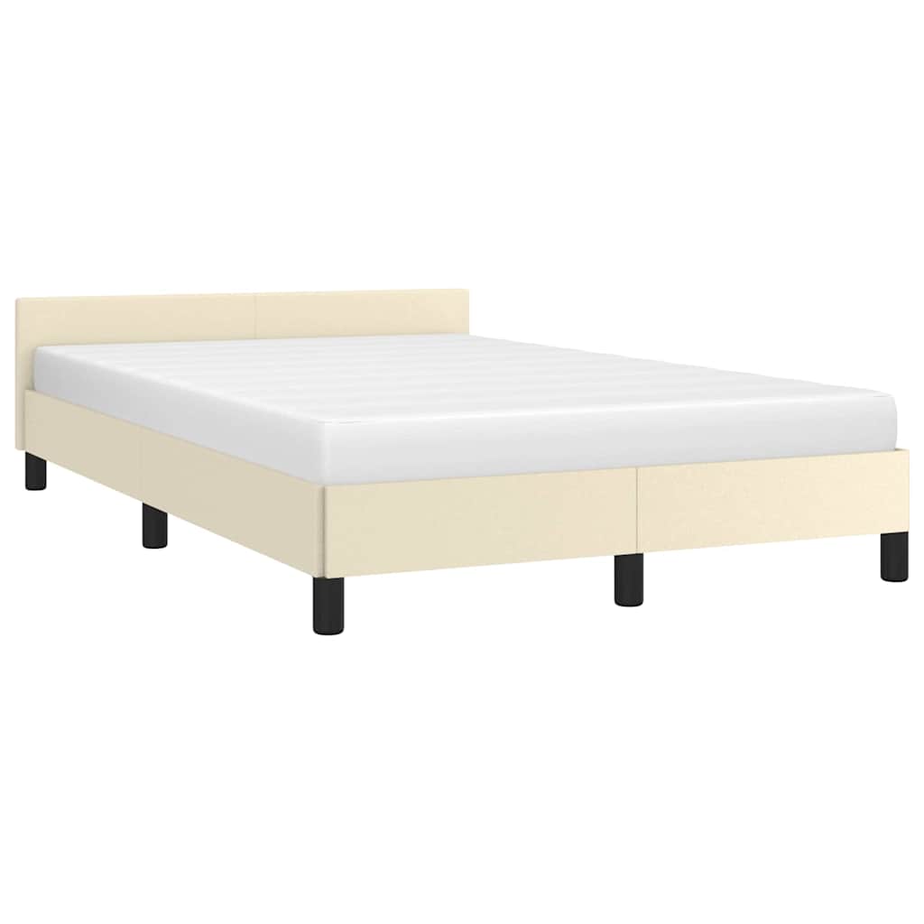 foto del prodotto vidaxl giroletto senza materasso crema 120x190 cm similpelle