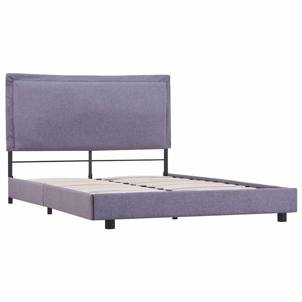 foto del prodotto vidaxl giroletto senza materasso grigio chiaro 135x190 cm in tessuto