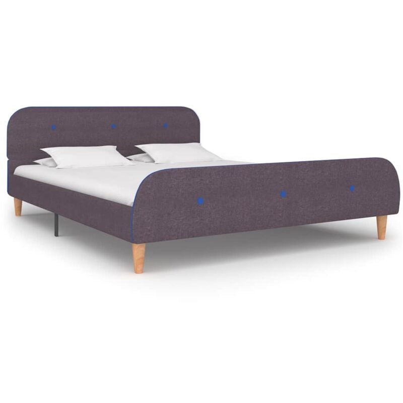 foto del prodotto vidaxl giroletto senza materasso tortora 135x190 cm in tessuto
