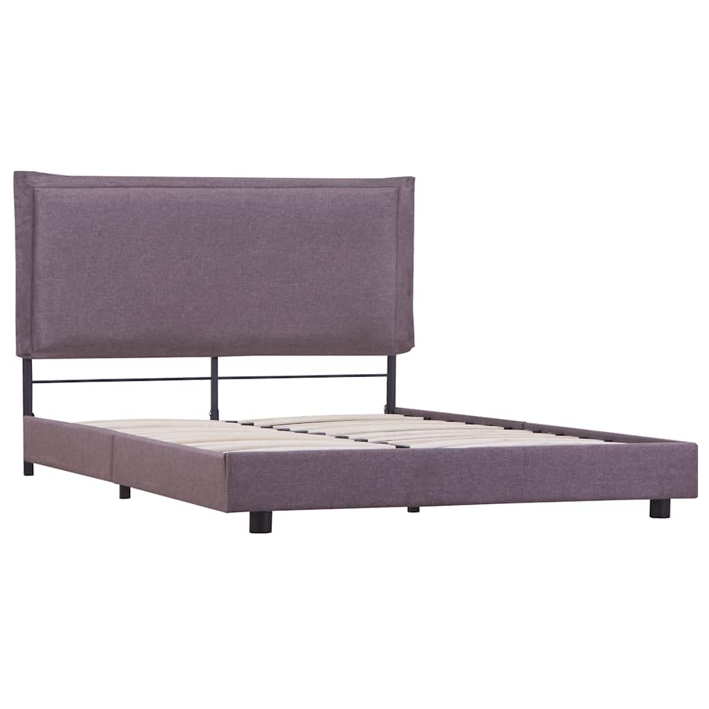 foto del prodotto vidaxl giroletto senza materasso tortora 135x190 cm in tessuto