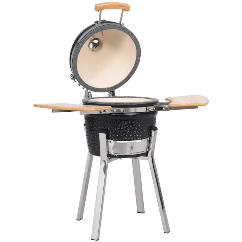 foto del prodotto vidaxl griglia barbecue kamado affumicatore in ceramica 81 cm