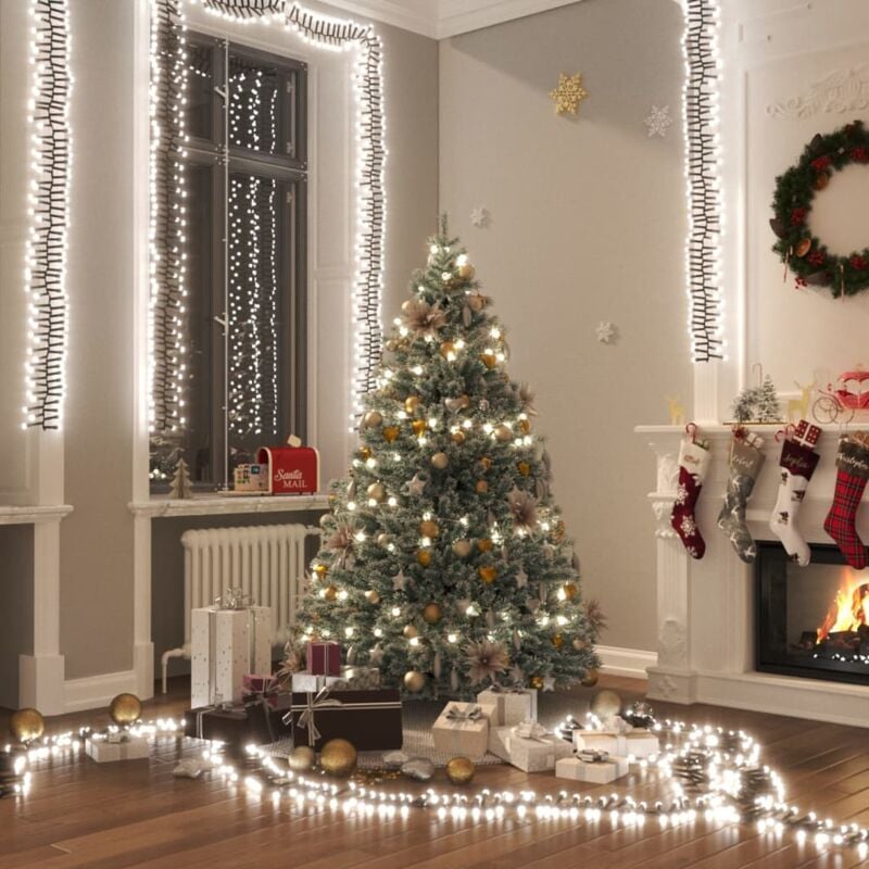 foto del prodotto vidaxl gruppo stringa led con 1000 luci led bianco freddo 11 m in pvc