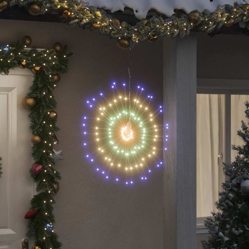 foto del prodotto vidaxl illuminazione di natale galassia 140 led multicolore 17 cm