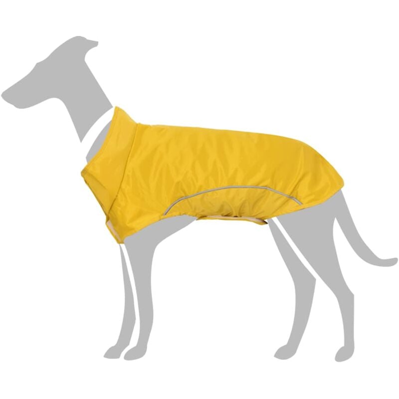 foto del prodotto vidaxl impermeabile per cani con strisce riflettenti poliestere 4xl