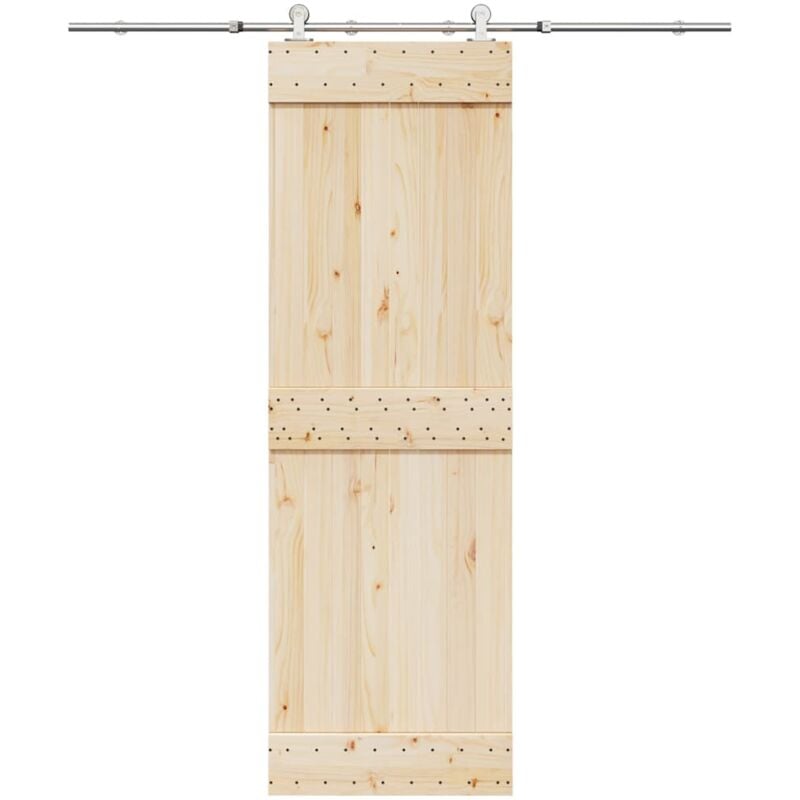 foto del prodotto vidaxl kit binari porta scorrevole 183 cm acciaio inossidabile argento