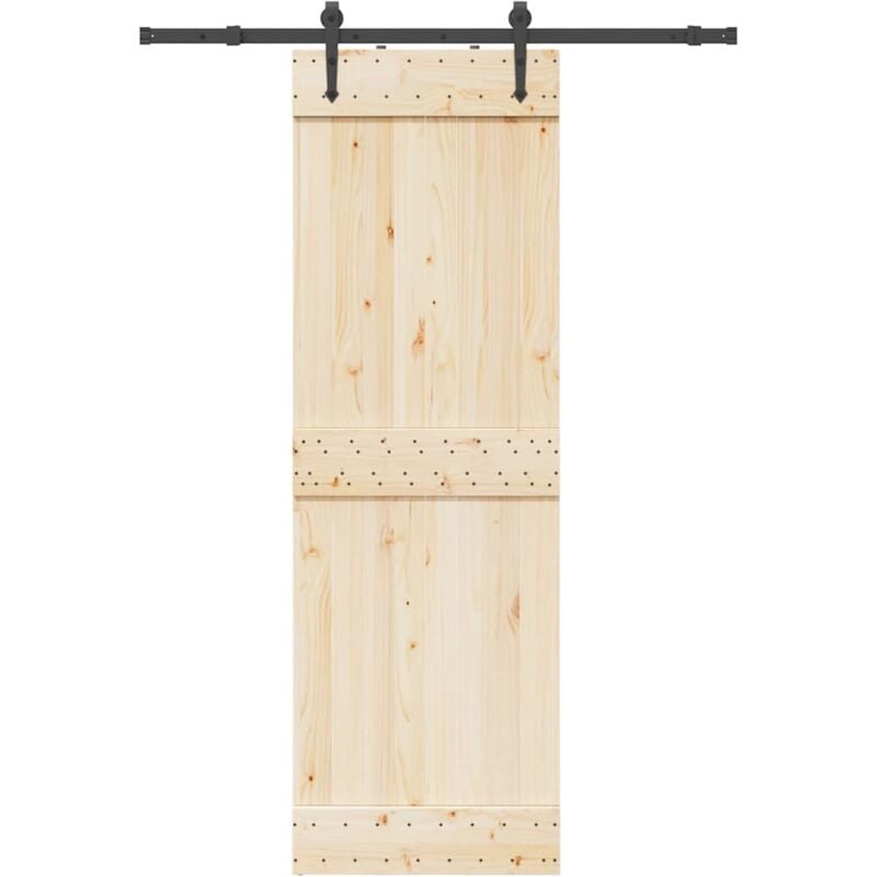 foto del prodotto vidaxl kit di binari per porte scorrevoli 152,5 cm acciaio nero