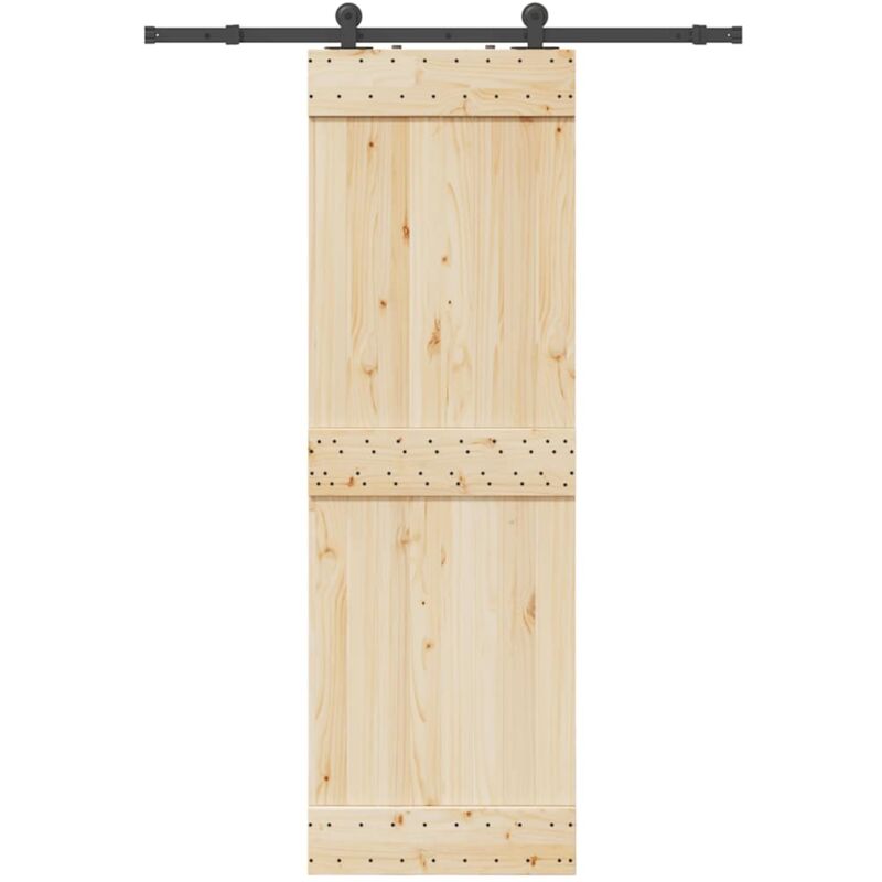 foto del prodotto vidaxl kit di binari per porte scorrevoli 152,5 cm acciaio nero